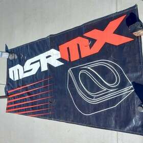 Msr 340521 Mx Racing Track Banner Poster Shop Garage Sign Motocross Dirt Bike Off Road